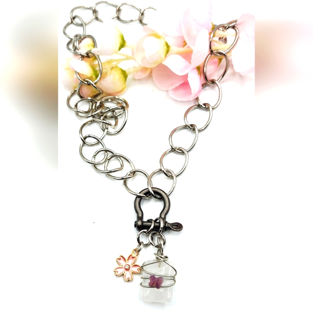 Custom Made Necklace,large Link ,23in